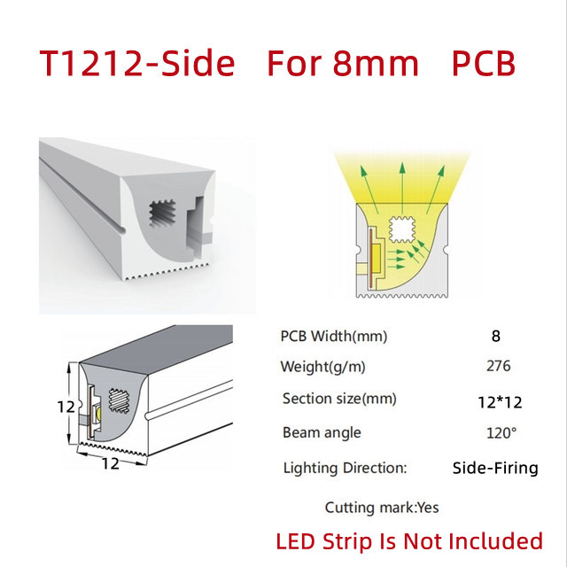 DC 12V Red LED Neon Flex with 50000 Working Lifetime and Hanging Mounting Installation
