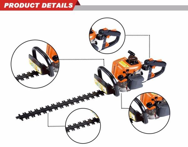 500mm Drill Gas Powered Hedge Trimmer With 600ML Tank