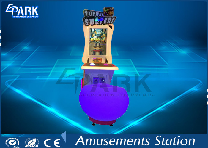 Indoor Arcade Amusement Game Machines Subway Parkour With Colorful Light Box