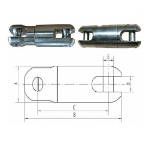 Swivel Joint Steel Wire Rope Connector For Cable Pulling Stringing Tools