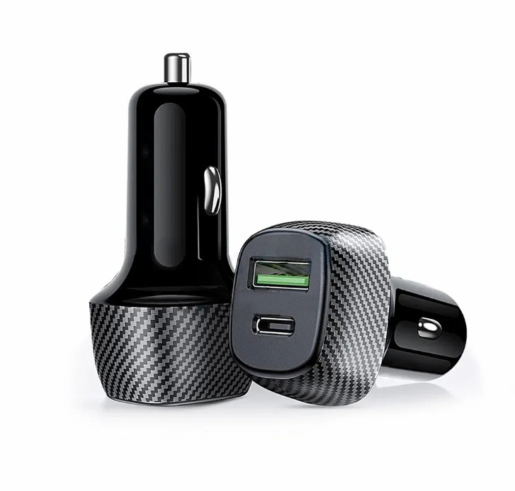 2025 LX Brand PD 18W Single Dual Ports Type C USB A 20W QC Car Fast Charging Charger Aluminum Alloy