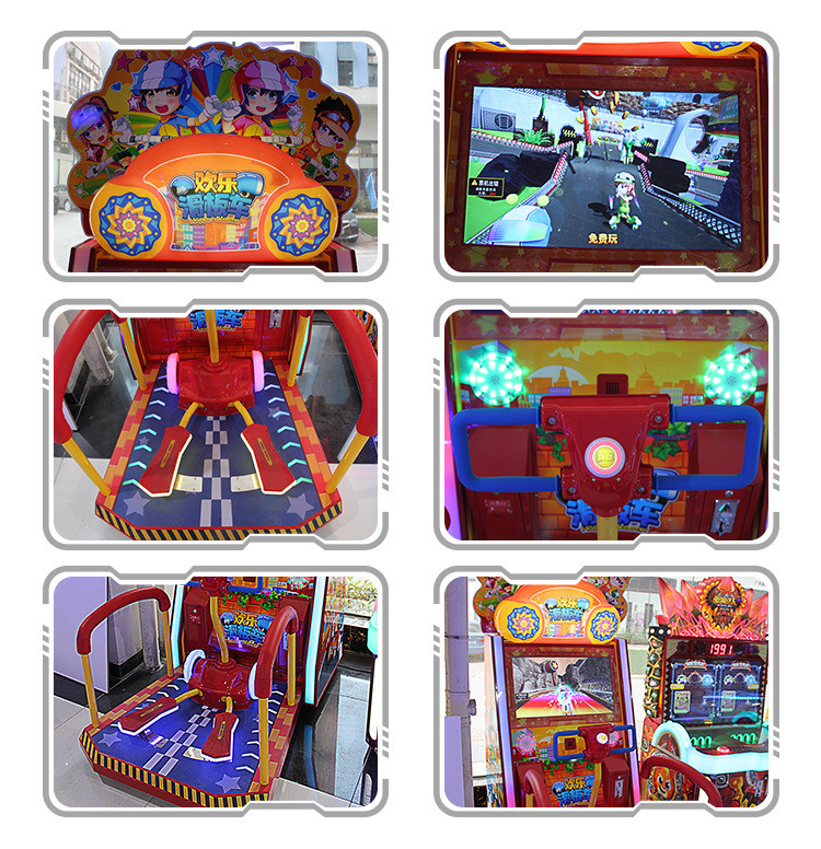 Funny Amusement Equipment Super Scooter Arcade Sports Games Car Racing Machine