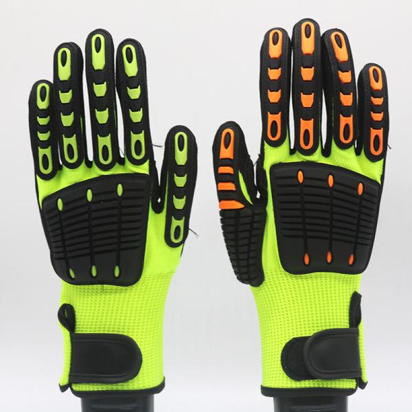 Safety Work Cut Resistant Safety Gloves Heavy Duty Mechanic Gloves TPR Rubber