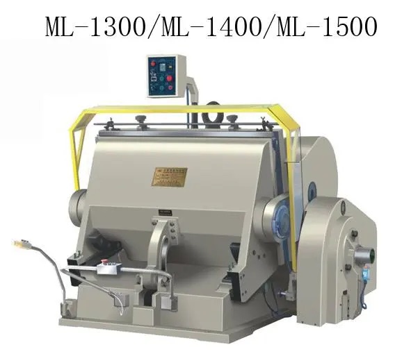 380V ML Manual Box Packing Die Cutter Machine For Corrugated Paperboard Box Manufacture