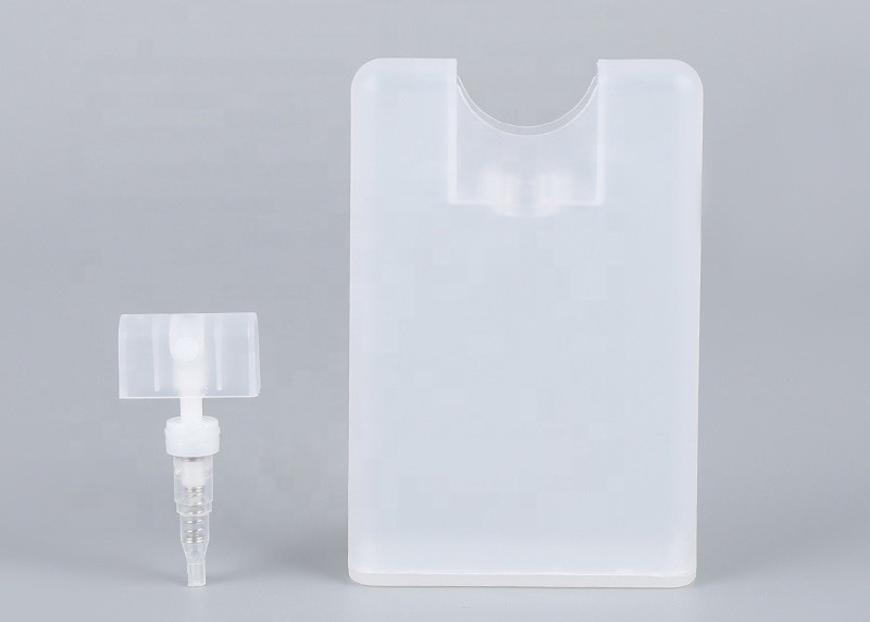 Transparent Flat Spray Bottle Lightweight Travel Credit Card Bottle