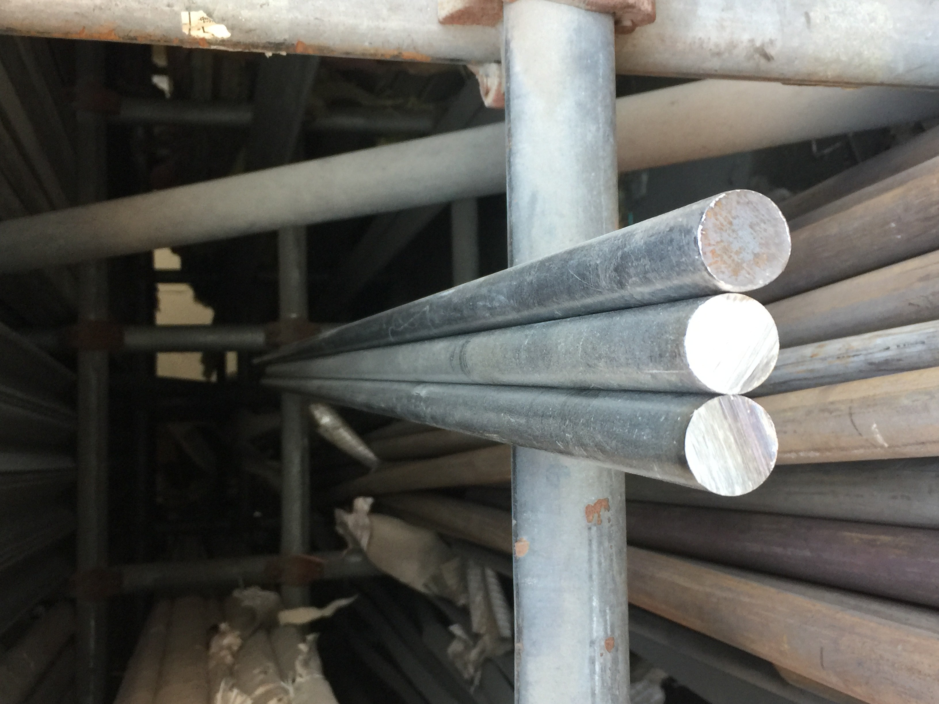 6061 6063 7075 Aluminum Alloy Round Bar Extruded Rod T6 T651 T351