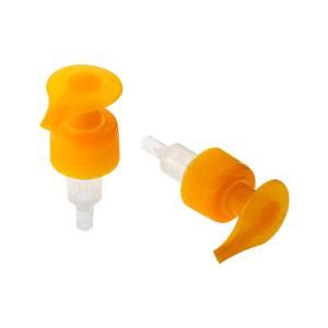 Large Dose 28/410 Daily Use Lotion Pump Dispenser With Stripes And Left Right