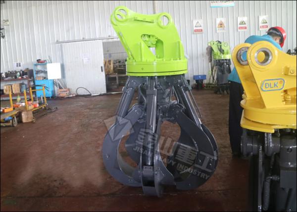 Scrap Stone Metal Orange Peel Grapple For 12-18 Ton Volvo EC140 EC180