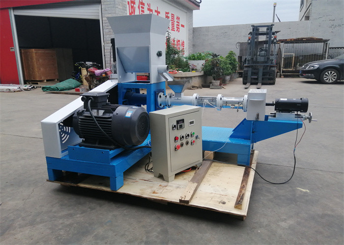 200-300kg/h dog food making machine catfish Tilapia floating fish feed pellet extruder with 1 year of warranty