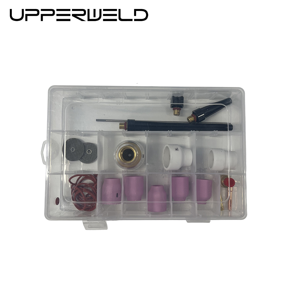 27PCS TIG Welding Torch Accessories for WP-9/20 2.4mm Diameter Ceramic Nozzle Included