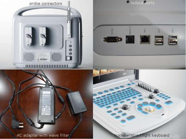 High Resolution Color Doppler Machine Portable Color Diagnpstic Equipment With