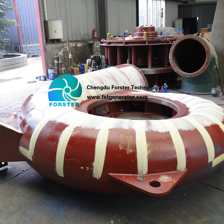 High Efficiency Francis Turbine Generator 500 To 5000 Kw Vertical Hydro Turbine