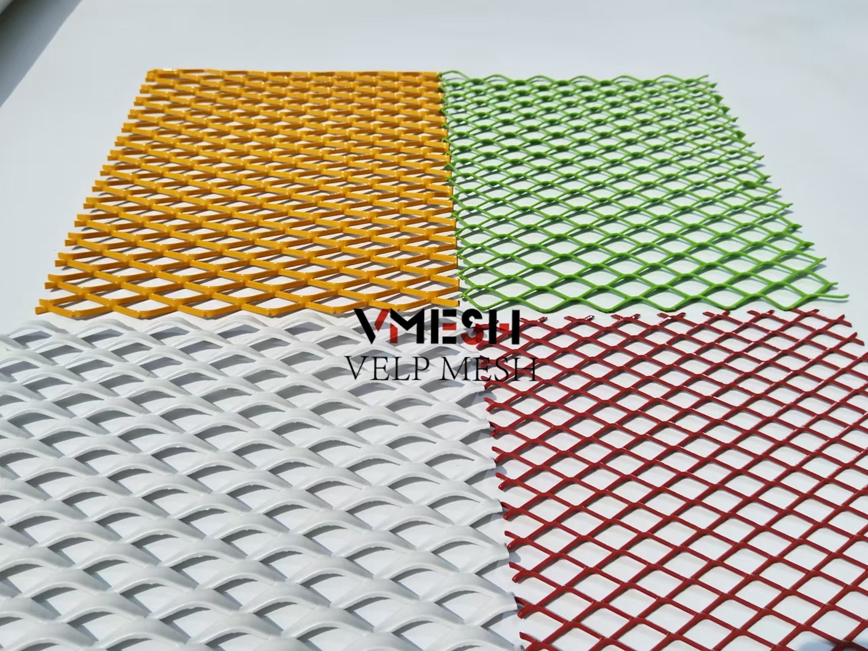 2mm Plate Aluminum Expanded Cladding Decorative Mesh Metal Screen