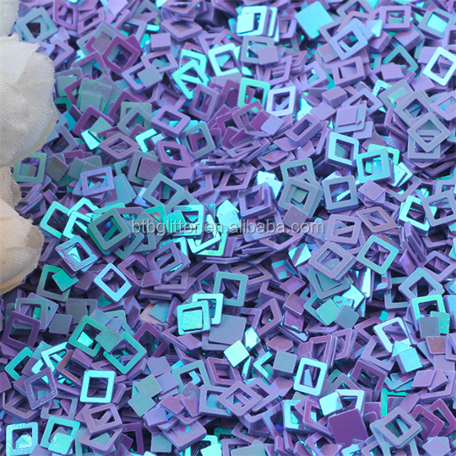 Transform Your Nails with Colourful Nail Beauty Products Plastic Blank Square Pieces Sequined Fluorescent Pieces and More