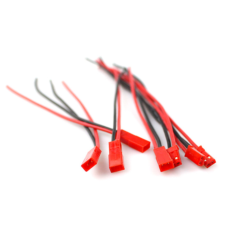JST SYP Black Red Wire w/2 Pin Red Housing Terminal Custom Wire Harness Battery Cable