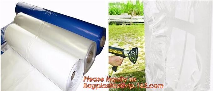 PE Shrink Film White 4m x 50m 210um,Automatic POF Film Heat Shrink Wrap,Food Grade POF shrinkable label Shrink Film pack 7