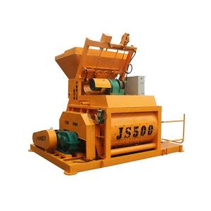 JS500 Concrete Mixer Machine Electrical Double Shaft Foam Concrete Mixer