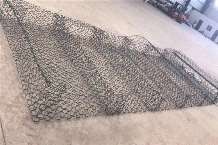 100x80mm Galvanized Hexagonal Chicken Wire Mesh Metal Wire Mesh Gabion 2x1x1m Box Mesh