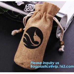 China Custom cheap wedding favor gift packaging drawstring burlap jute pouch bag,drawstring jute bag burlap shopping bag new s on sale