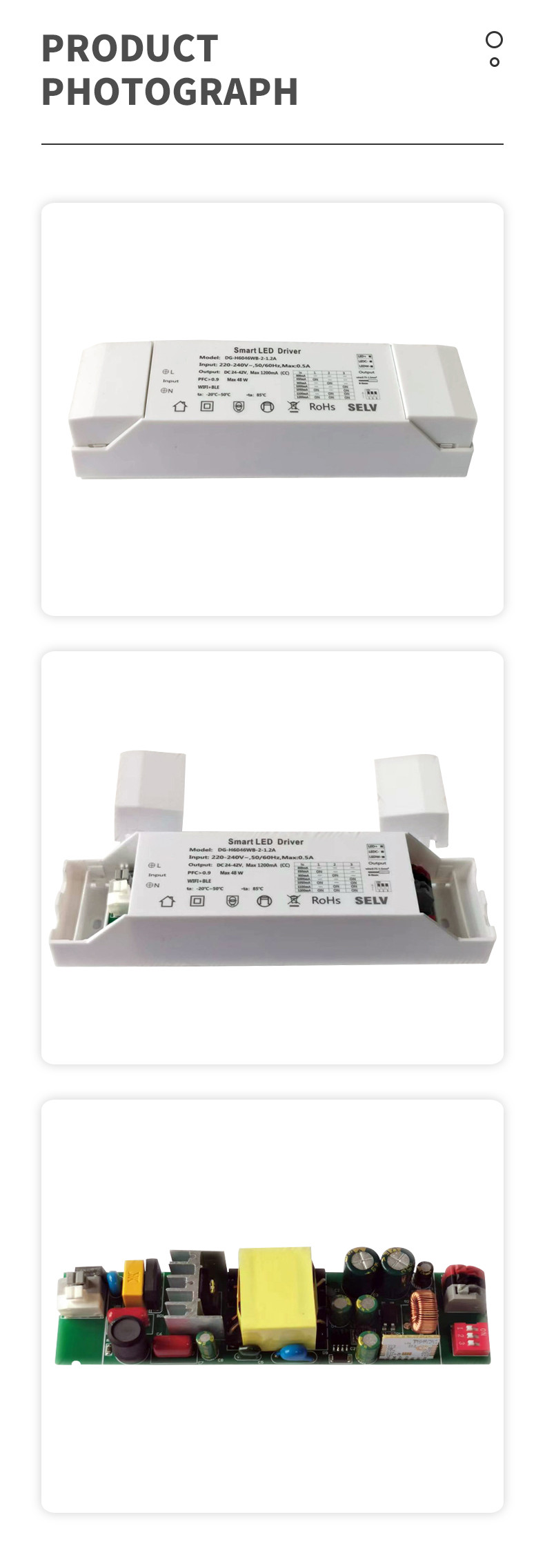 WIFI Bluetooth Zigbee Graffiti Intelligent Drive Dimming Power Supply 32W-48W