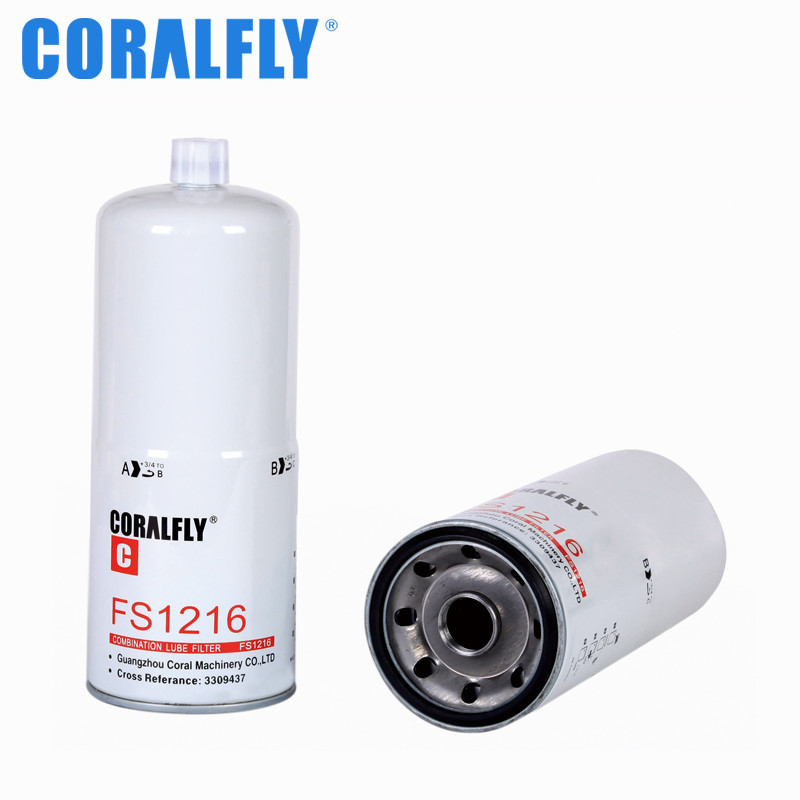 Coralfly OEM Diesel Engine Fleetguard Fuel Filter FS1216