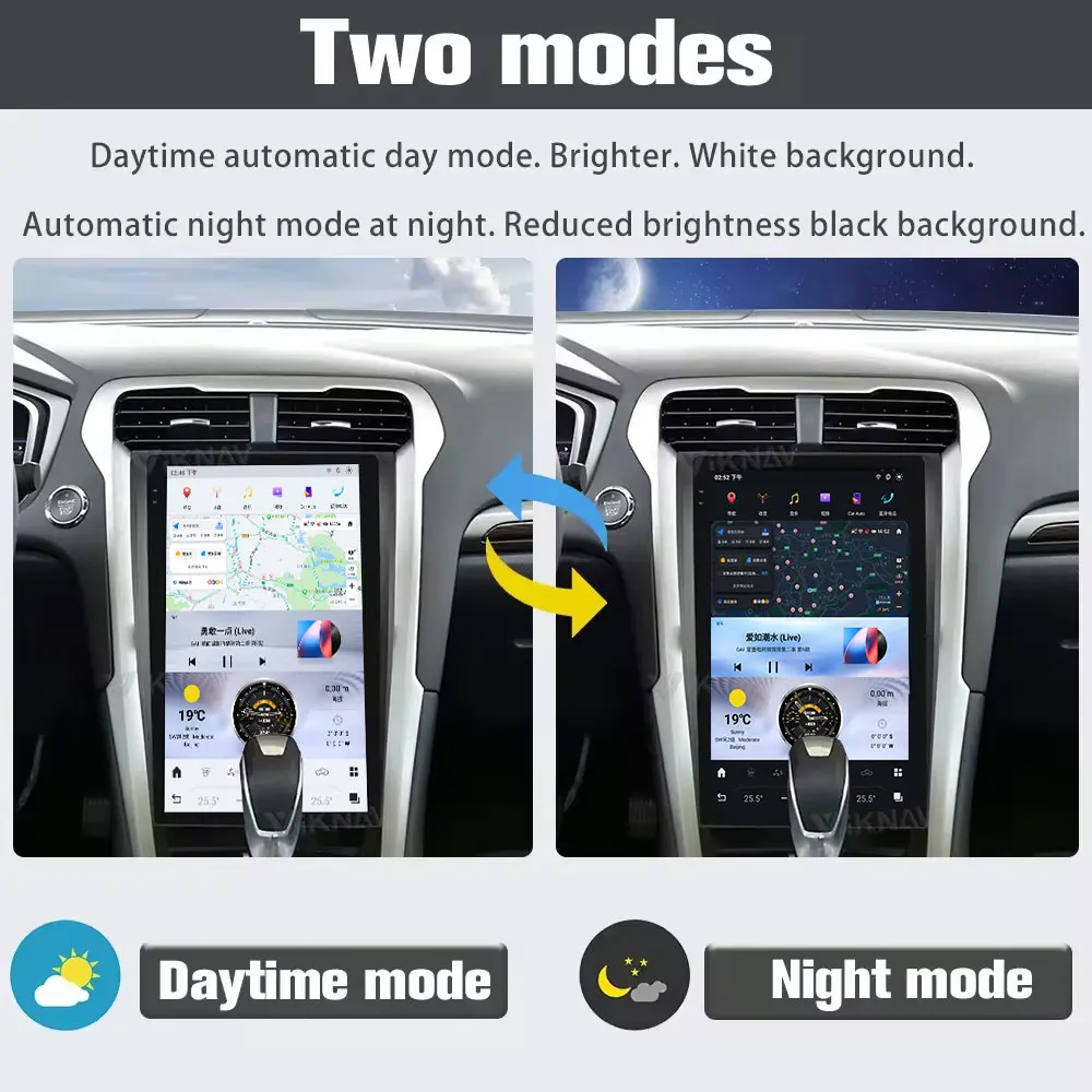 13.6 Inch Android Auto Car Radio For Ford Mondeo 2013-2021 Multimedia Player GPS Navigation Head Unit Wireless Carplay
