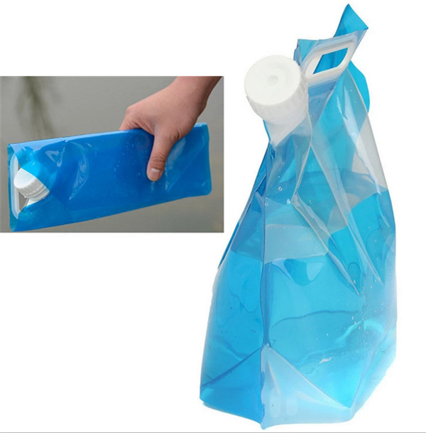 Outdoor Sports Spout Pouch Packaging 2L 3L 5L 10L BPA Free Folding Water Spout Pouch