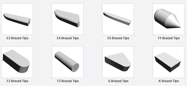 Excellent Toughness Tungsten Carbide Tip With Stable Cutting Performance
