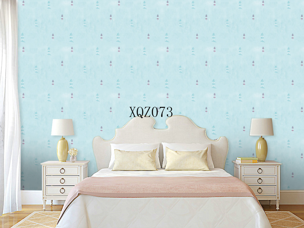 Modern Floral PVC Wallpaper for Living Room and Bedroom A4 Paper Size Sample Policy Provided