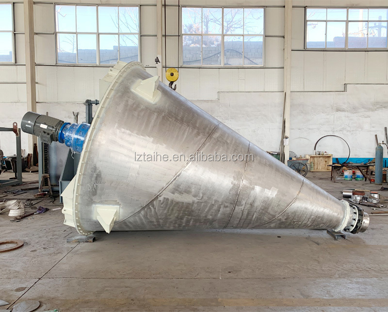 Conical Screw Mixer Twin Screw Laboratory Conical Mixer with Video Inspection