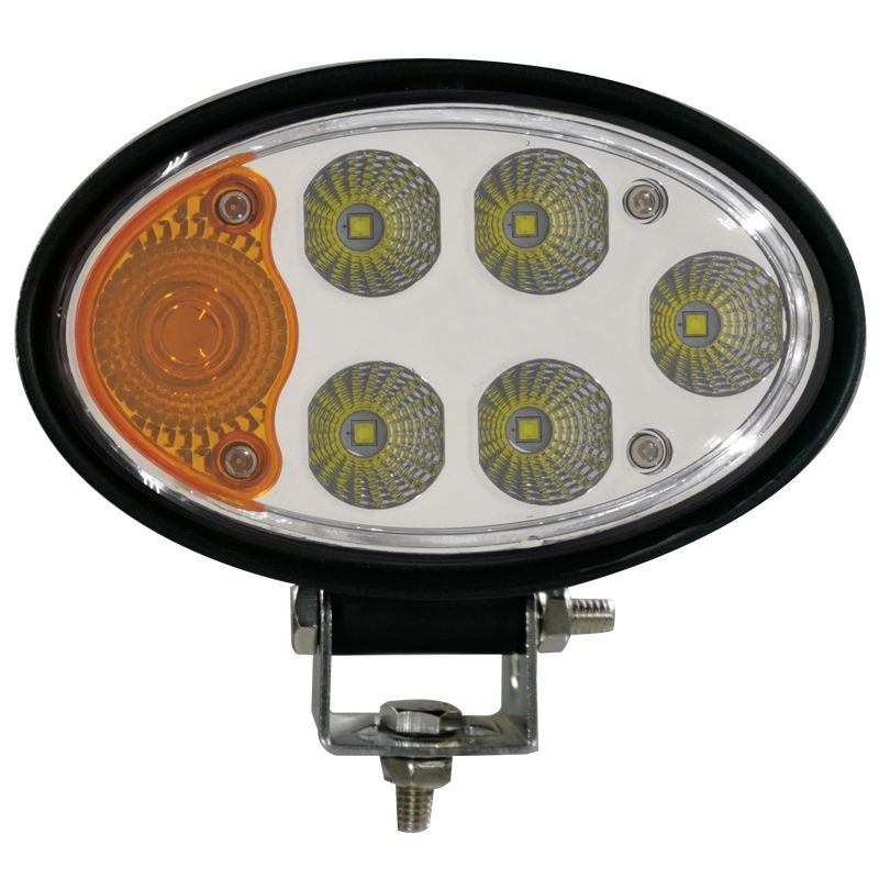 5.6 Inch 36W Oval LED Tractor Work Light with Turnal Signal