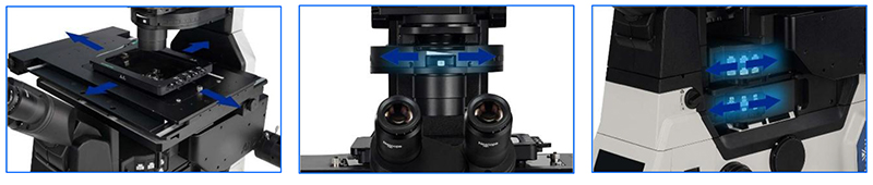 OPTO EDU A16.1099 Full Auto Semi-APO Inverted Fluorescent Microscope