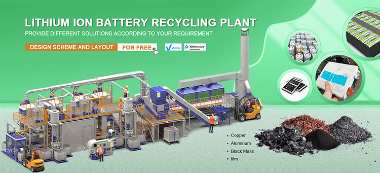 Fully Automatic Cellphone Battery Recycling Line Lithium Battery Recycle for Recycling