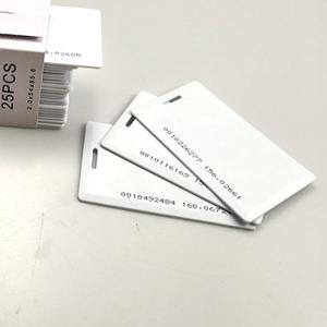125khz ABS Proximity Clamshell Card With UID Numbers Printing