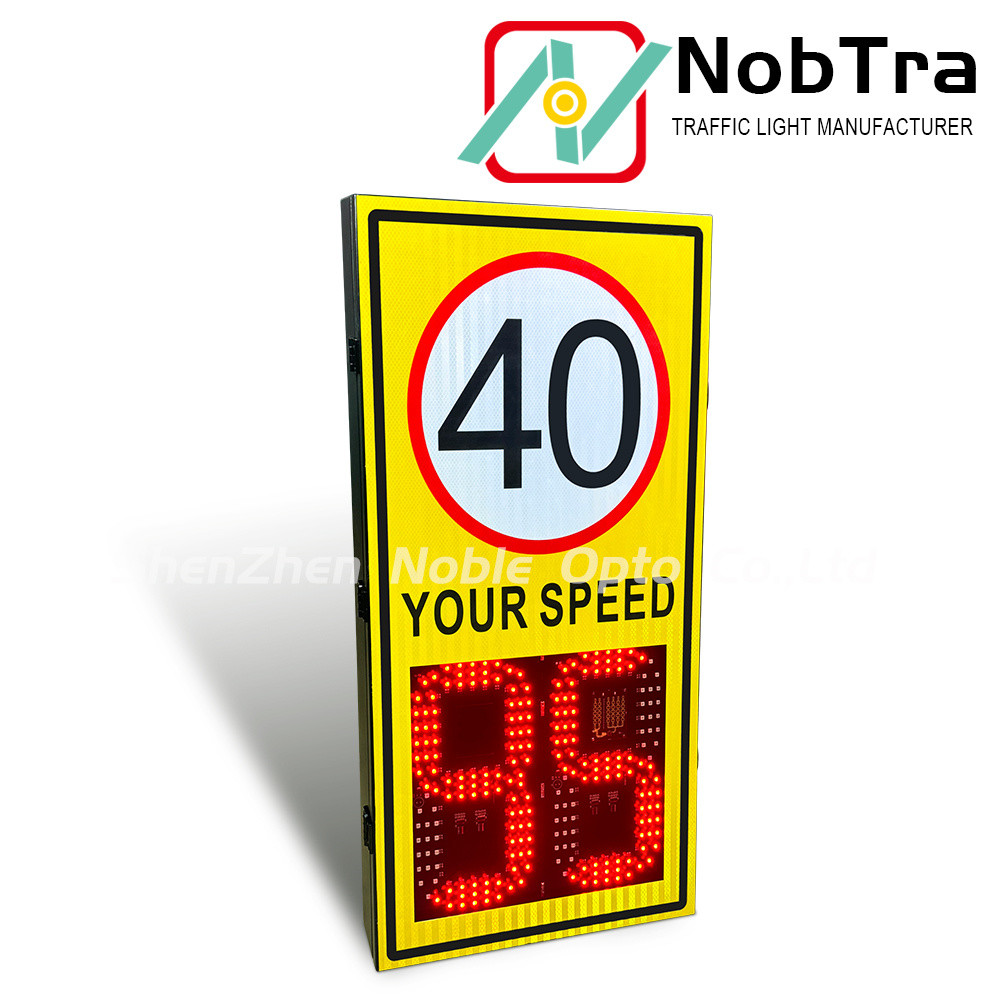 Upgrade Your Traffic Safety Equipment with Advanced Four Line Display Speed Beacon System NBP10-L4-P