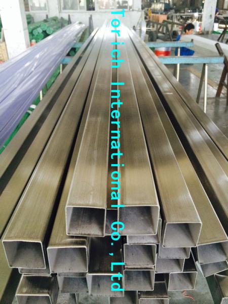 Rectangular Welded Stianless Steel Tube , ASTM A554 Welded Stainless Steel