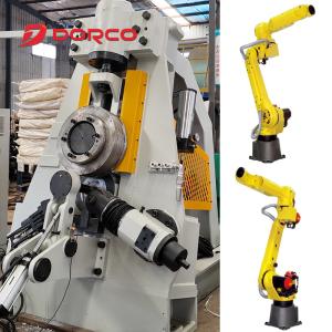 Automated Vertical Ring Rolling Machine with KUKA210 Robot 240pcs/h