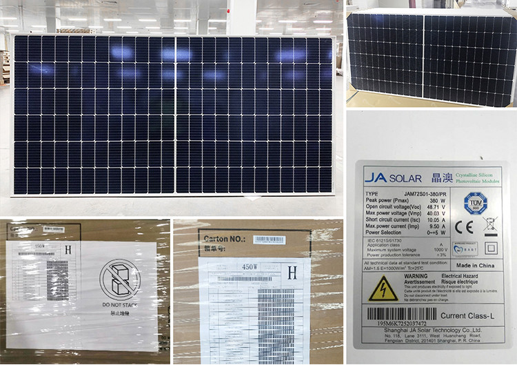 PERC 108 Cells MBB Ja Solar Panels JAM54S31 380W 380wp 385W 390W 395W 400W 405W 460W 460wp In Eu Warehouse