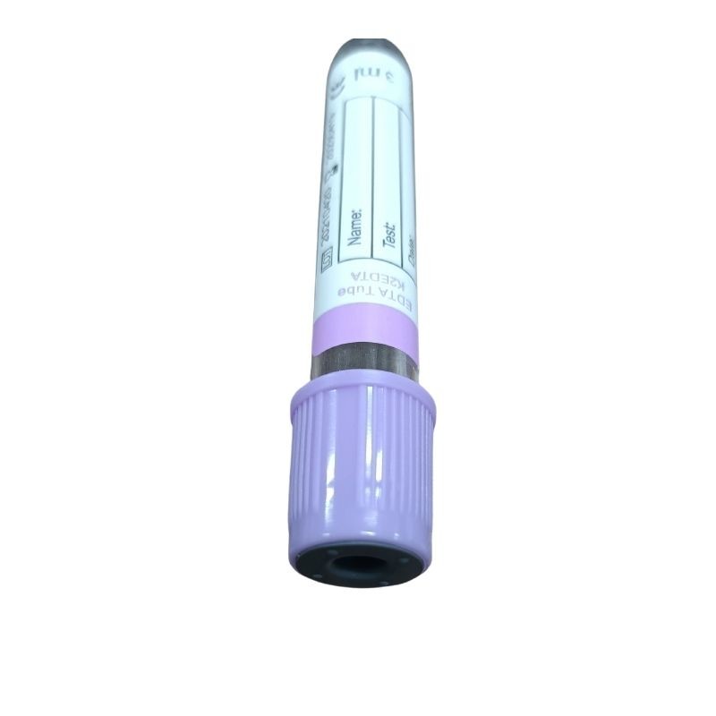 Medical Disposable EDTA Blood Collection Tube Glass PET Vacuum K2 K3 For Hospital