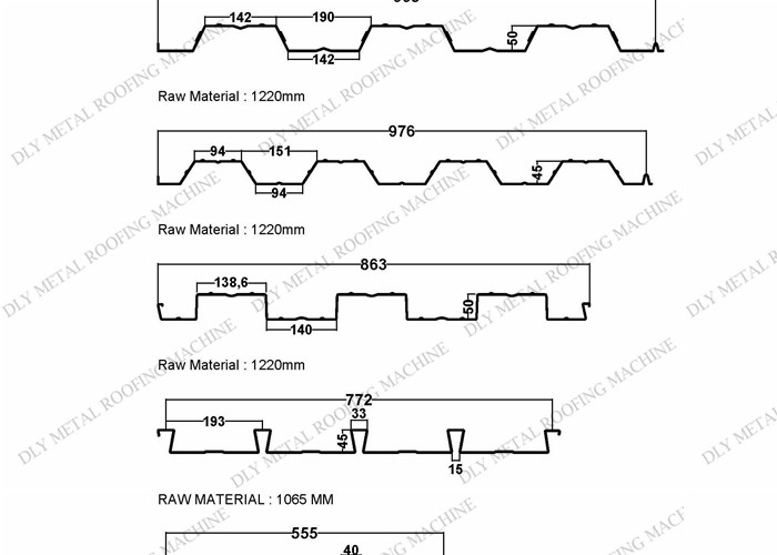 Cr12 Roof Deck Roll Forming Machine Automatic Decking Roll Forming Equipment