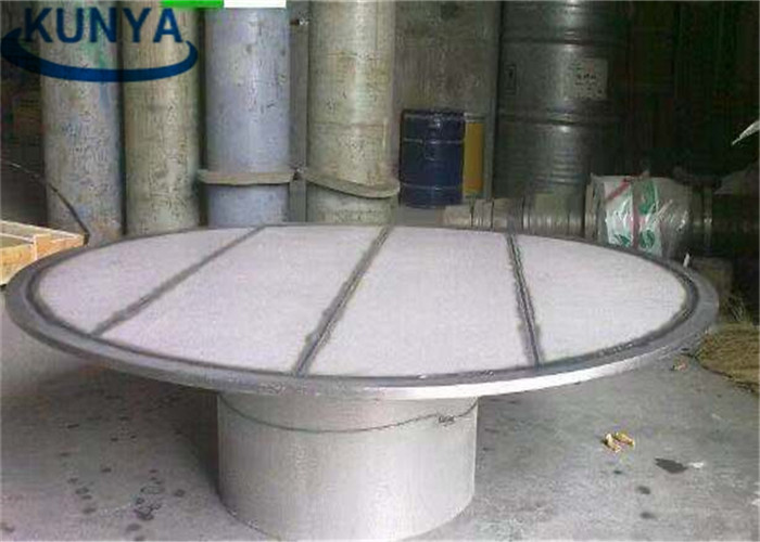 0.5um Cartridge 1mm Titanium Sintered Metal Powder Filter Chemical Industry