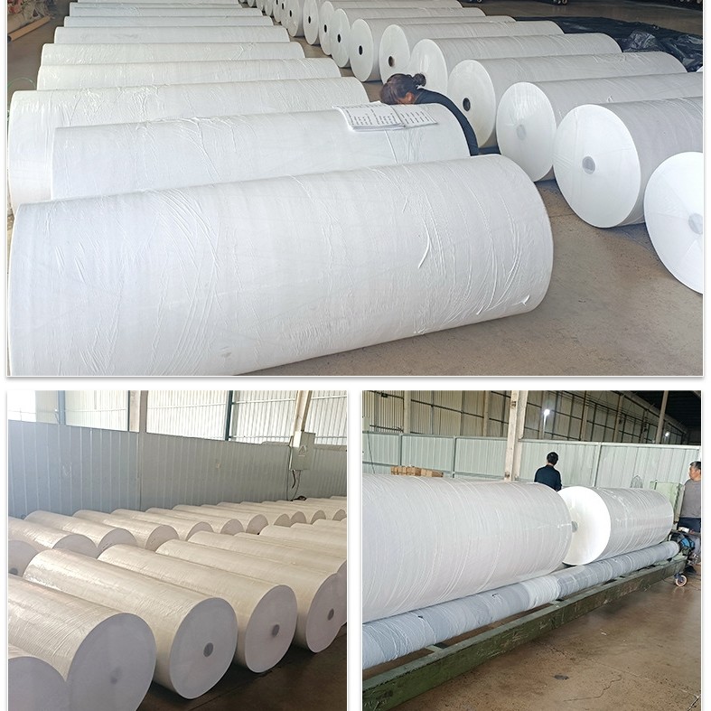 Big Bag PP Woven Sack Fabric , 60-220GSM Polypropylene Woven Fabric Roll