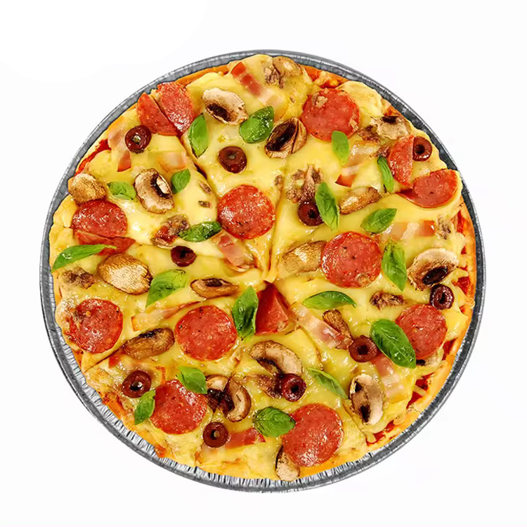 7 Inch Foil Pans With Lids Round Foil Trays Pizza Pie Pan With Clear Lid
