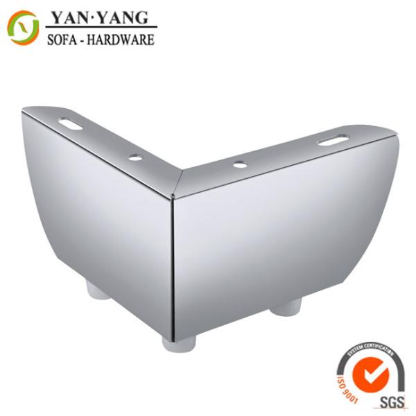 115*115*55mm glossy shiny furniture legs iron modern sofa leg corner metal sofa