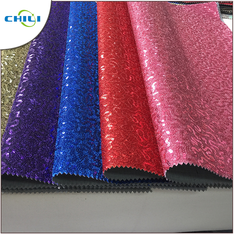 High Quality Glitter Pu Mesh Good Synthetic Leather For Lady Shoes Meter Price
