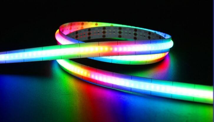 LED Addressable RGB COB LED Light Strips digital ribbon720leds/m COB Smart Lights Strip Light Flexible rope
