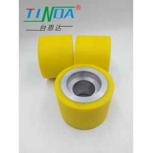 Customized Color Low Noise Level Rubber Roller Wheel Wear Resistant Long Life