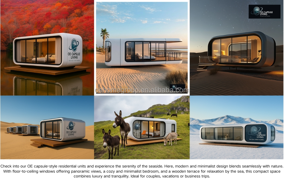 Fully Assembled Prefab Houses Customized Small Prefab House For Guard Room Prefab House Kit