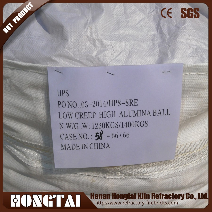 55% MgO Content High Alumina Ceramic Grinding Ball for Industry and Refractory Materials