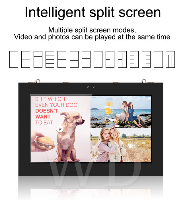 43" Intel I5 IP65 Rating Wall Mounted Digital Signage Capacitive Touch